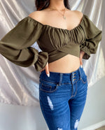 Hera Crop Top (olive)