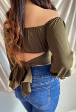 Hera Crop Top (olive)