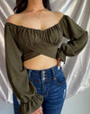 Hera Crop Top (olive)